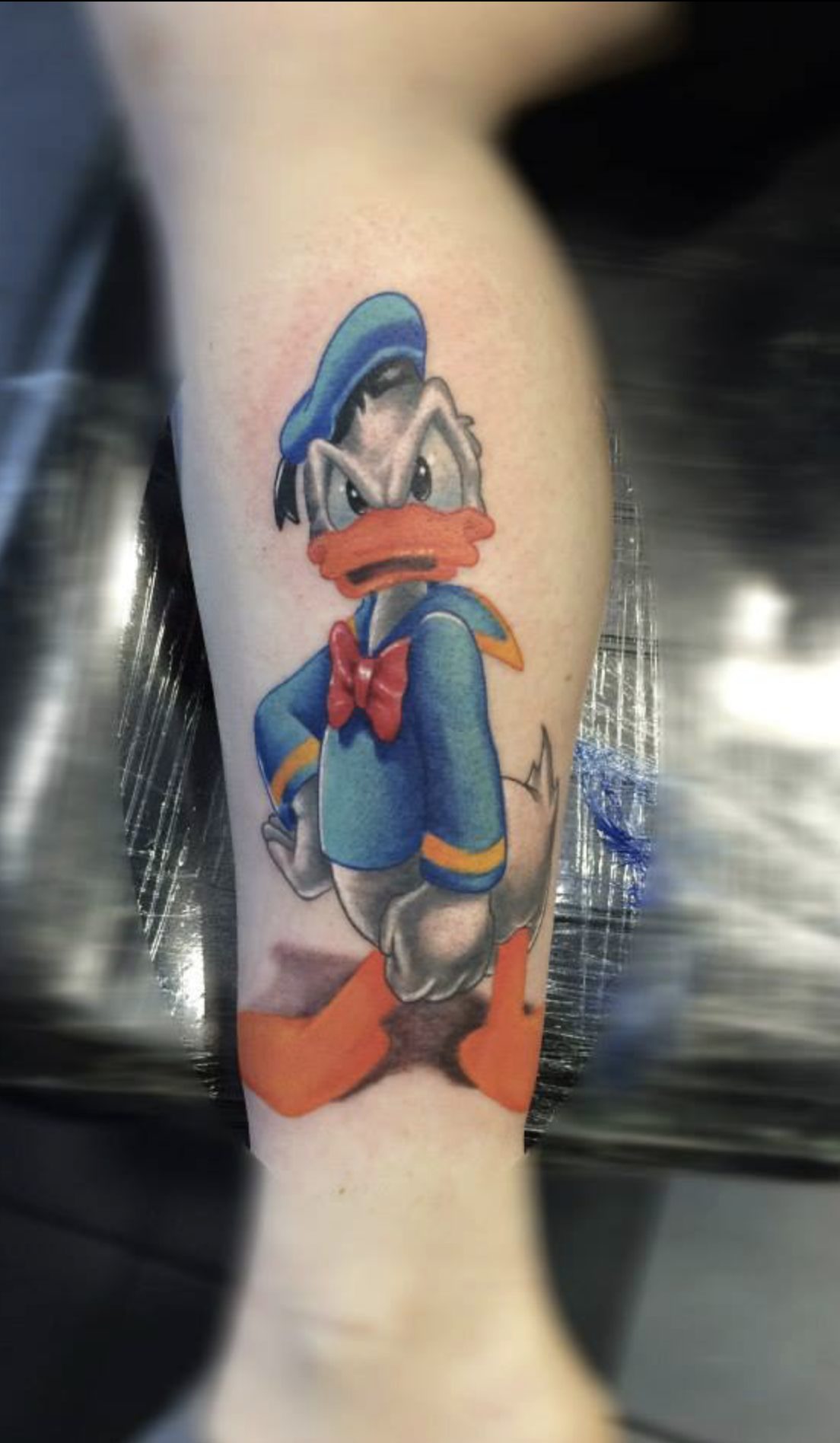 Donald Duck en couleur sur avant-bras — Fabricio Mello